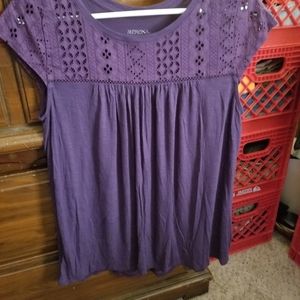 Merona purple blouse